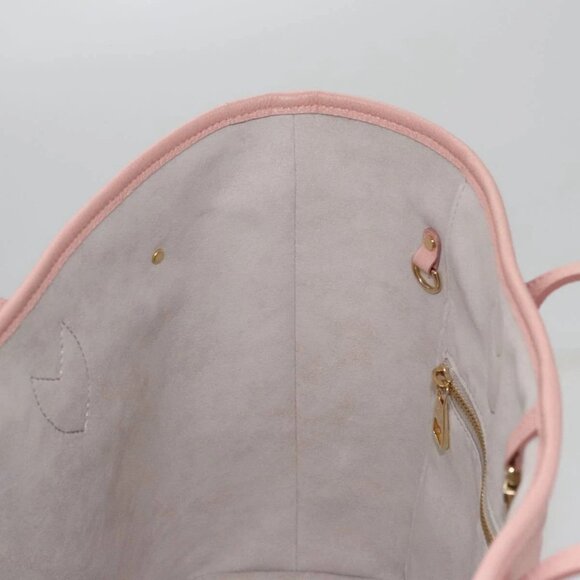 LOUIS VUITTON Monogram Empreinte Giant Neverfull MM Bag Pink M46329 Auth am7504A - Picture 12 of 16